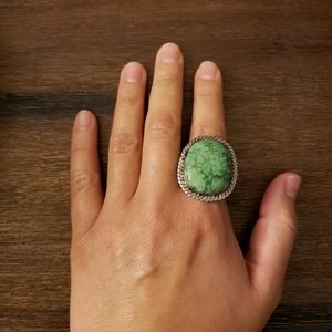 Vintage Sterling Silver Turquoise Ring